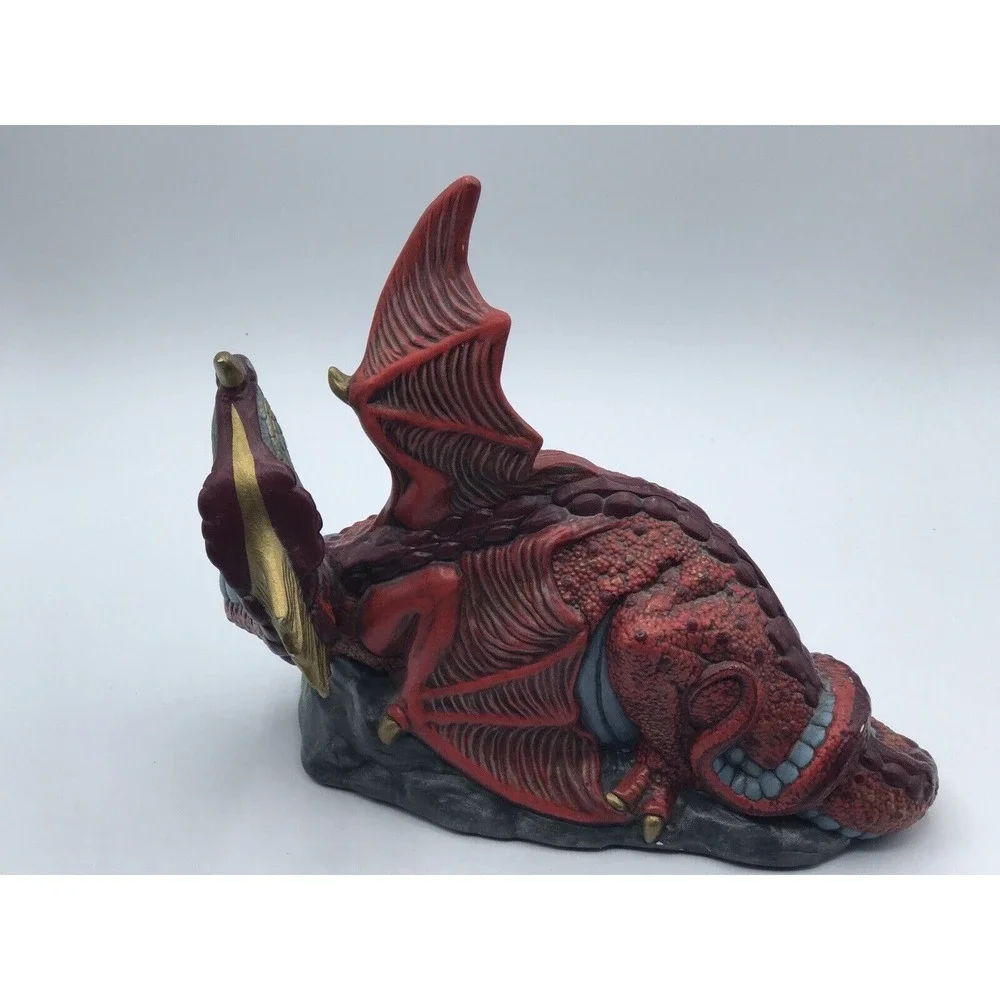 Doc Holiday Spring‎ Dragon Figurine Ceramic 8 in Fantasy Hand Painted DHM 1992